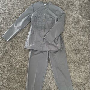 Medical women scrub cosmetology uniform xs-s 2-4 size